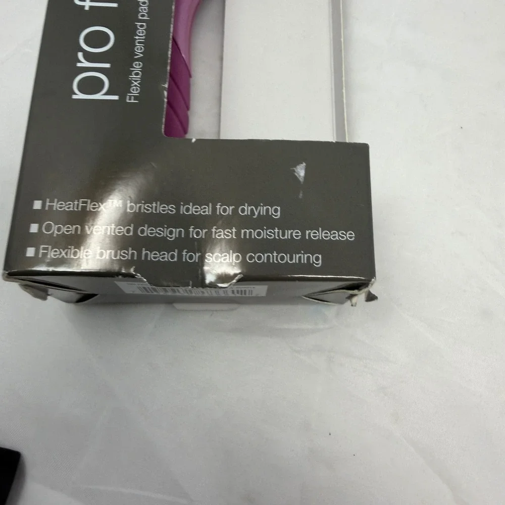 Wet Brush Pro Flex Dry Paddle Vented Hair Brush Ombre Purple Blue HeatFlex